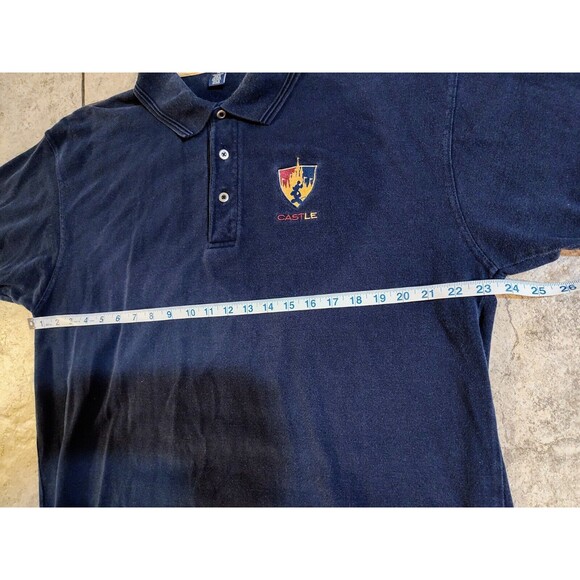 A Cast Exclusive Collection Walt Disney Gray Black Polo Castle Embroidered XL Sz - Picture 11 of 14